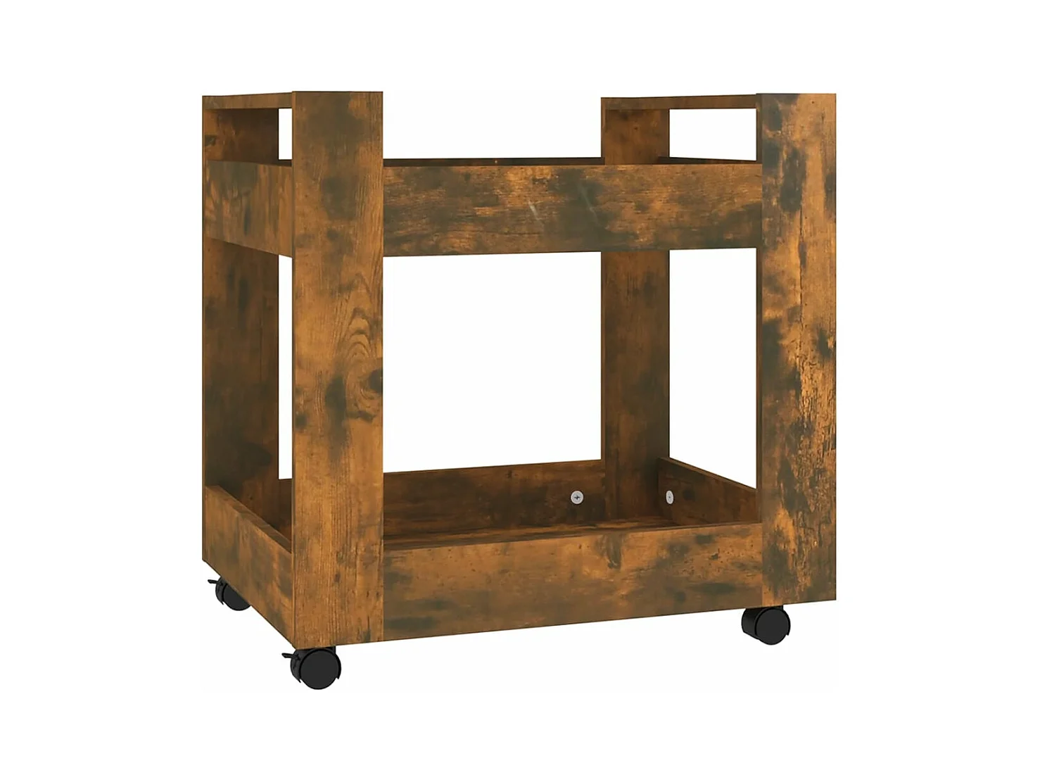 Trólei secretária 60x45x60 cm derivados madeira carvalho fumado PT468157