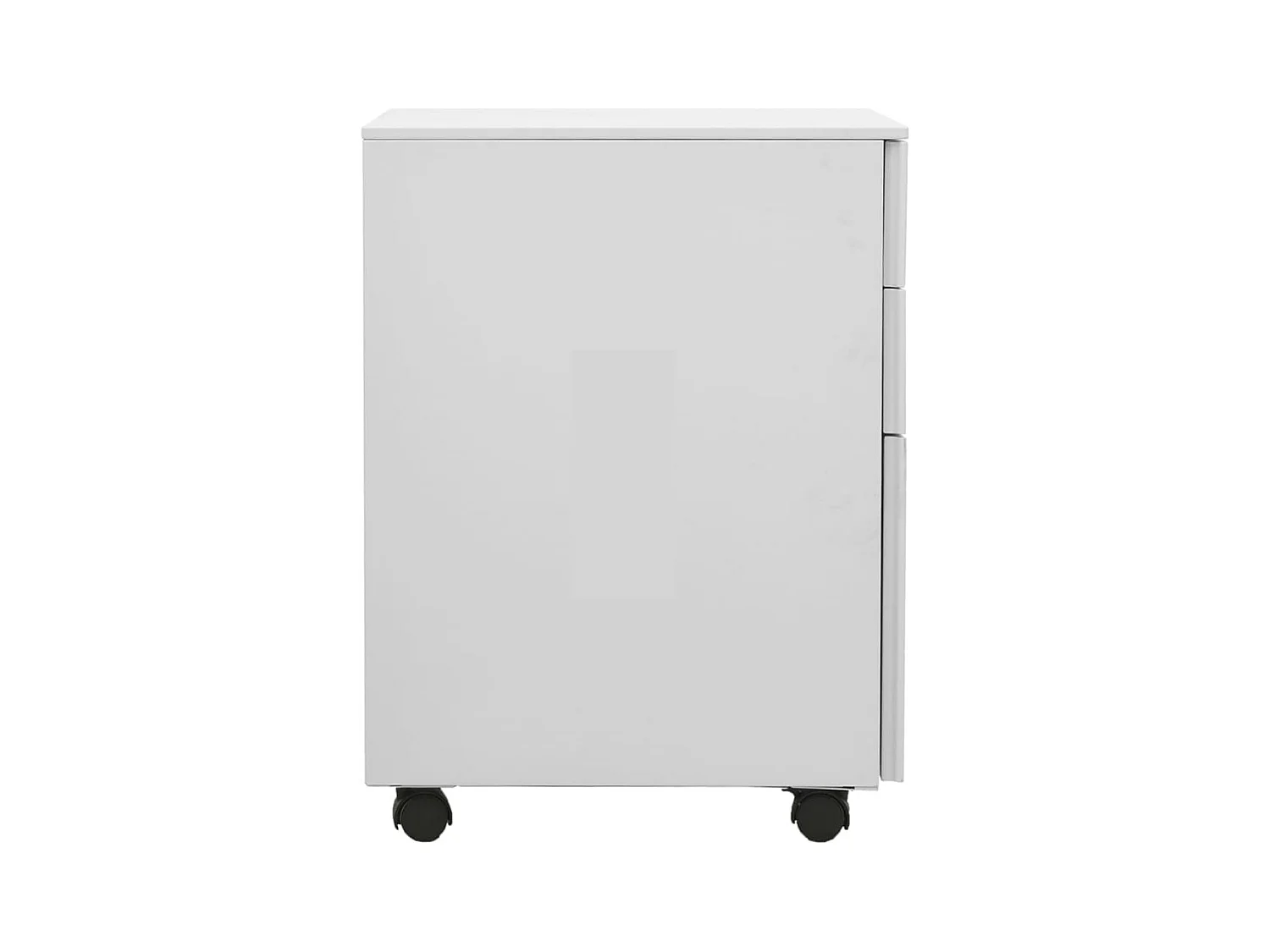 Ladeblok verrijdbaar 39x45x60 cm staal lichtgrijs BE107170