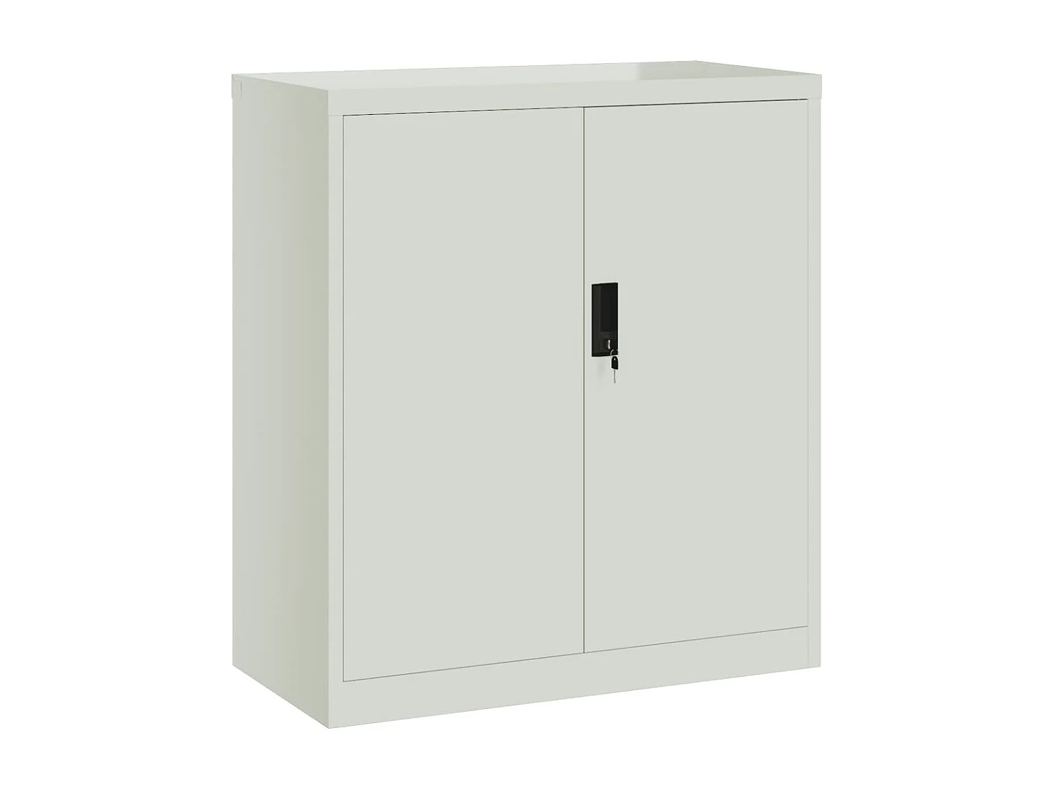 Armoire de bureau - Classeur gris clair 79x40x90 cm acier FR667473