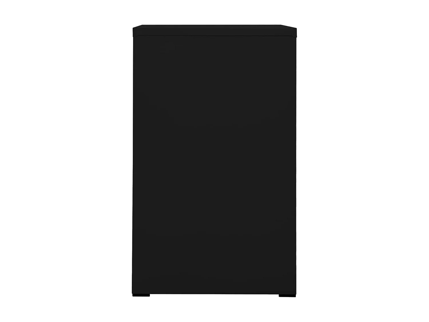 Armoire de bureau - Classeur Noir 46x62x102,5 cm Acier FR707872