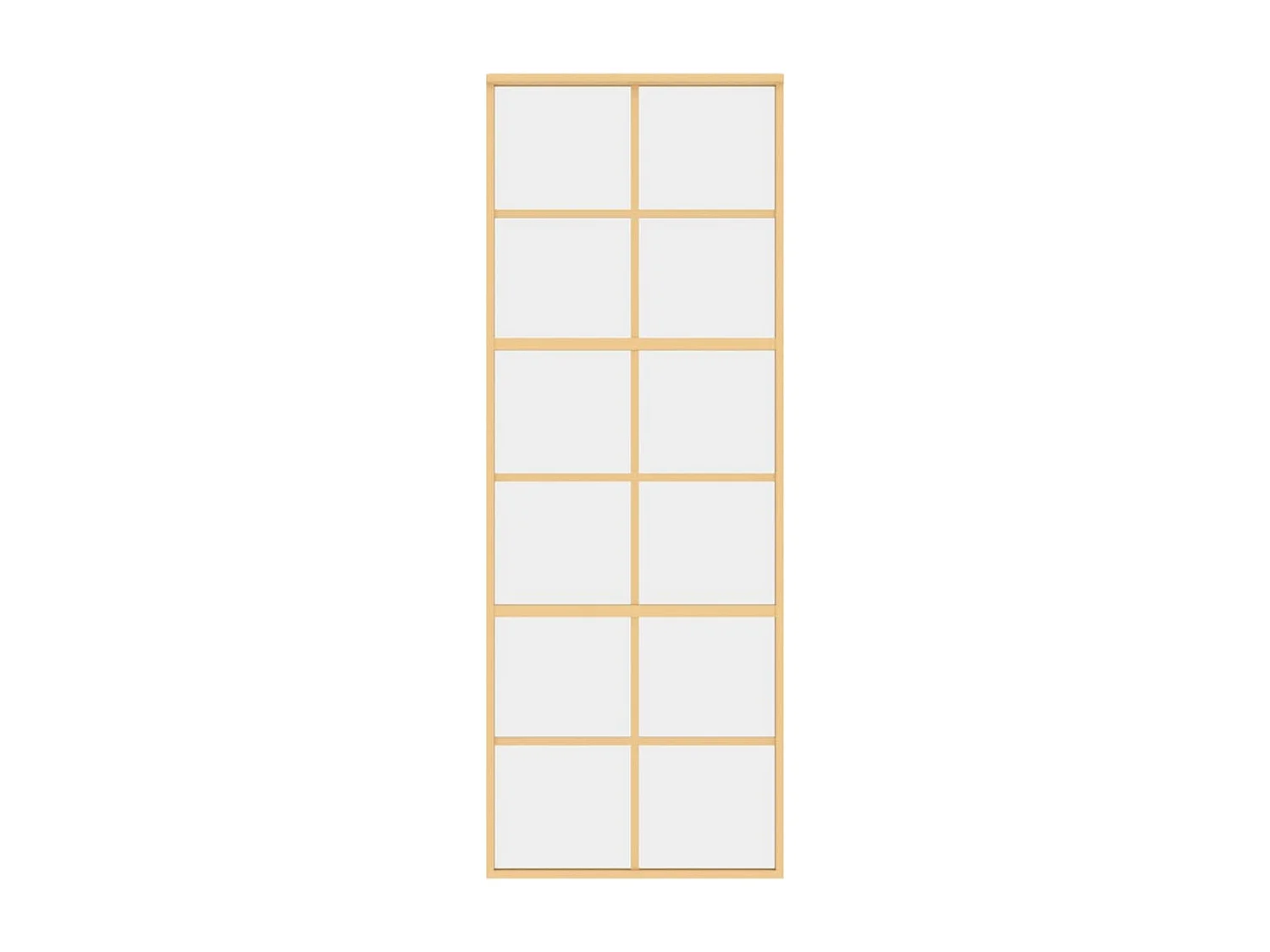 Porta deslizante 76x205 cm vidro ESG/alumínio dourado PT127025