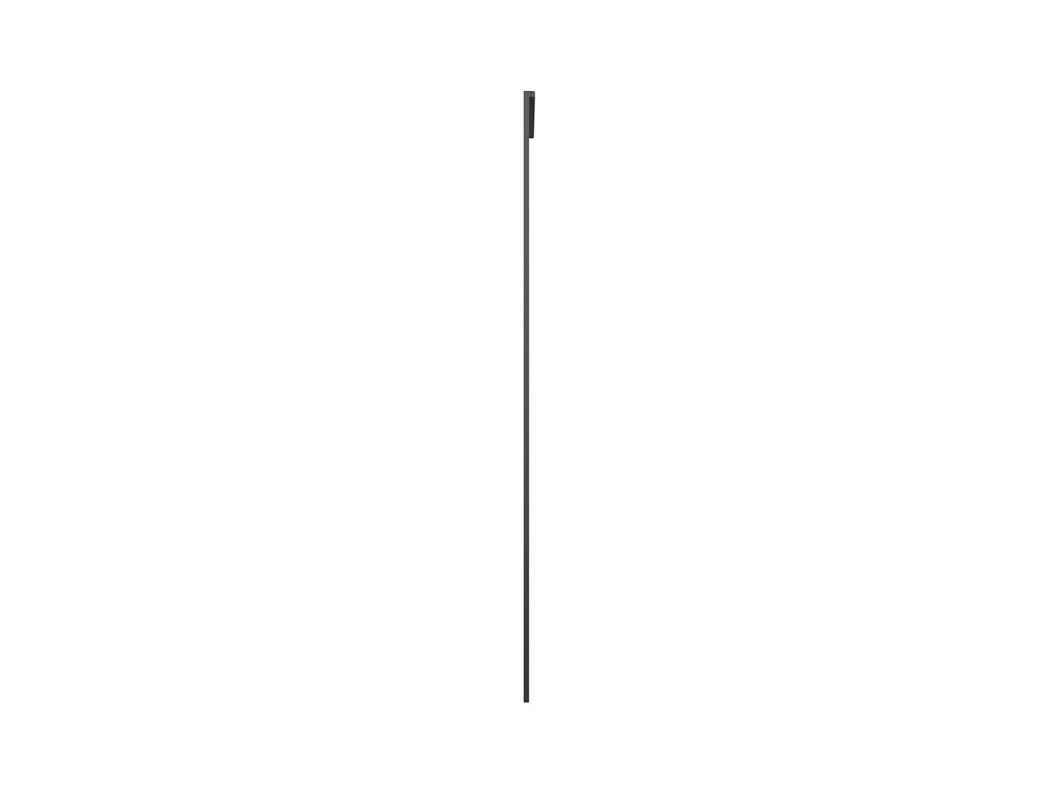 Porte coulissante Aluminium et verre ESG 76x205 cm Noir FR725632