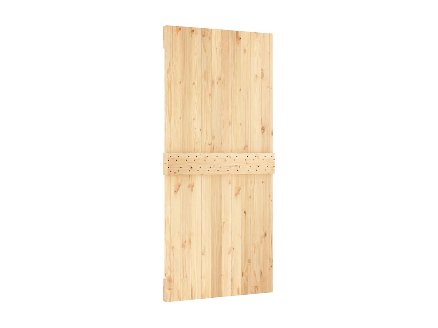 Schuifdeur met beslag 95x210 cm massief grenenhout BE380021