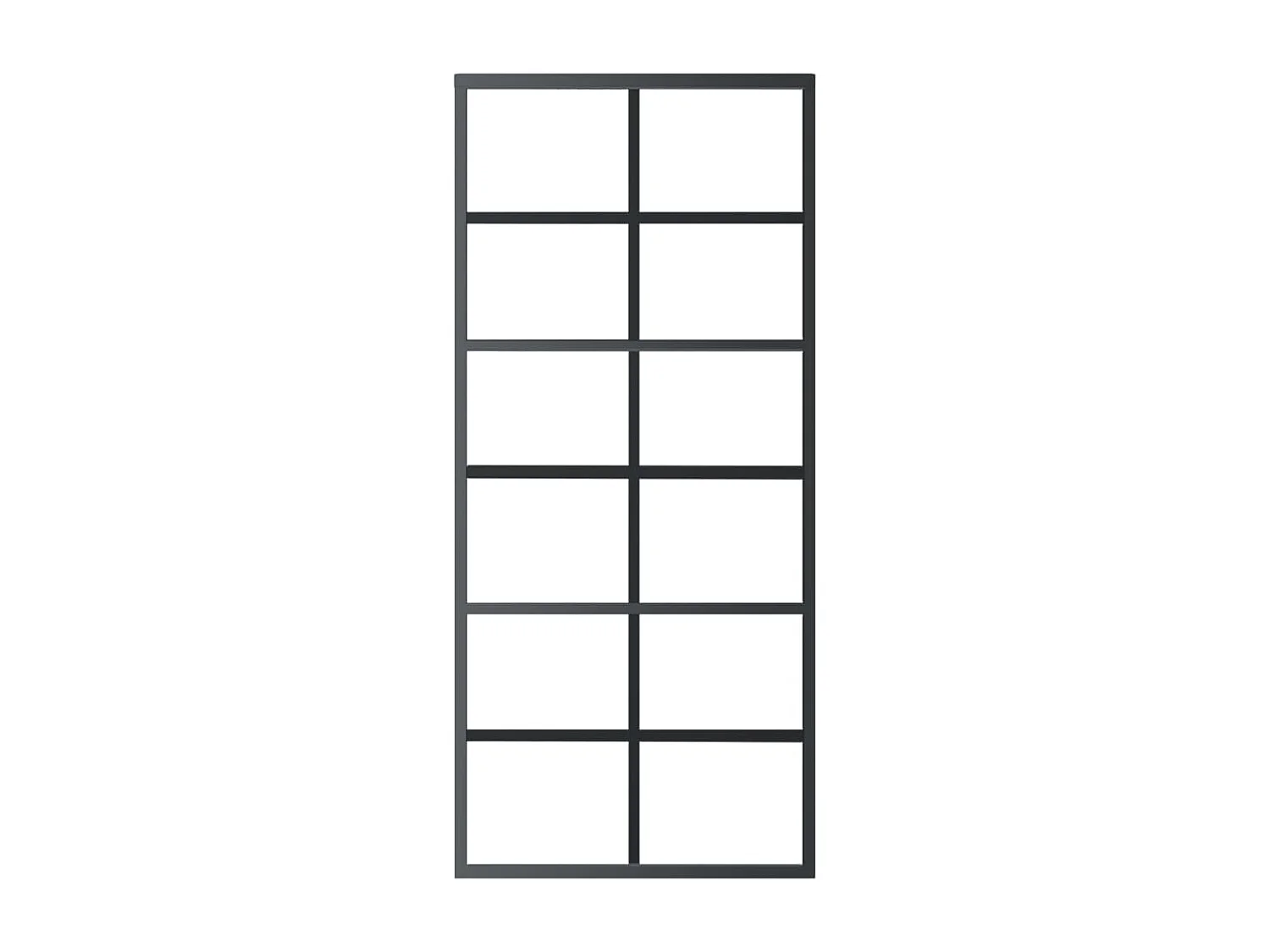 Porte coulissante et quincaillerie Verre et Aluminium 90x205 cm FR205674