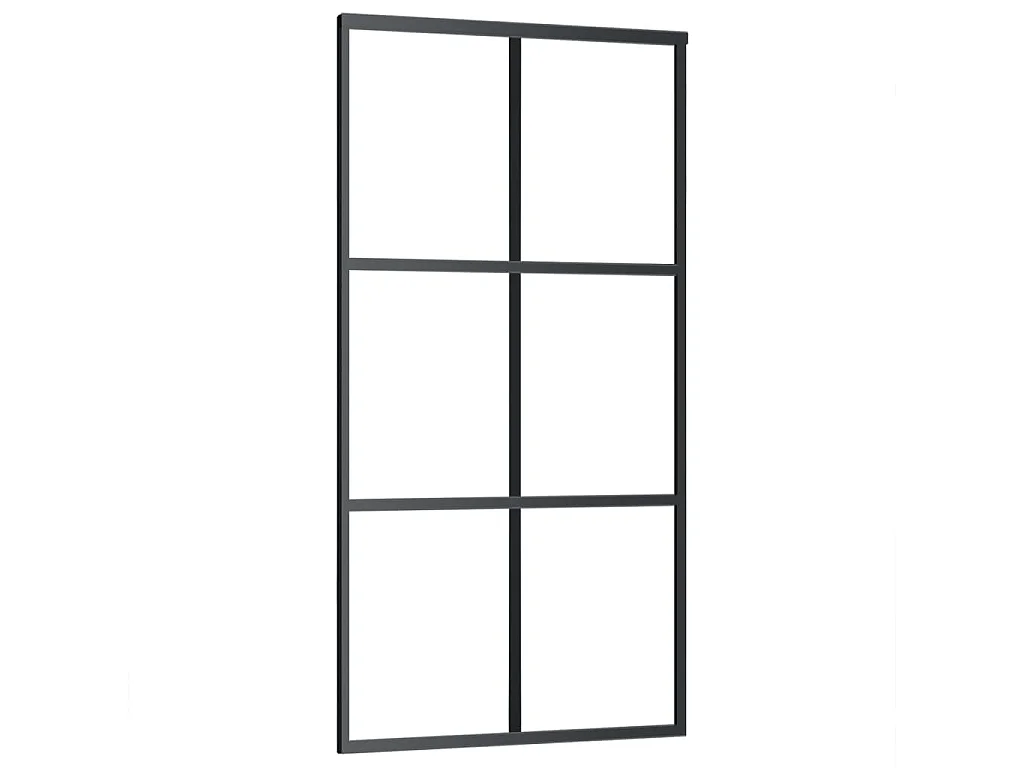 Porte coulissante et quincaillerie Verre et Aluminium 102x205cm FR911146