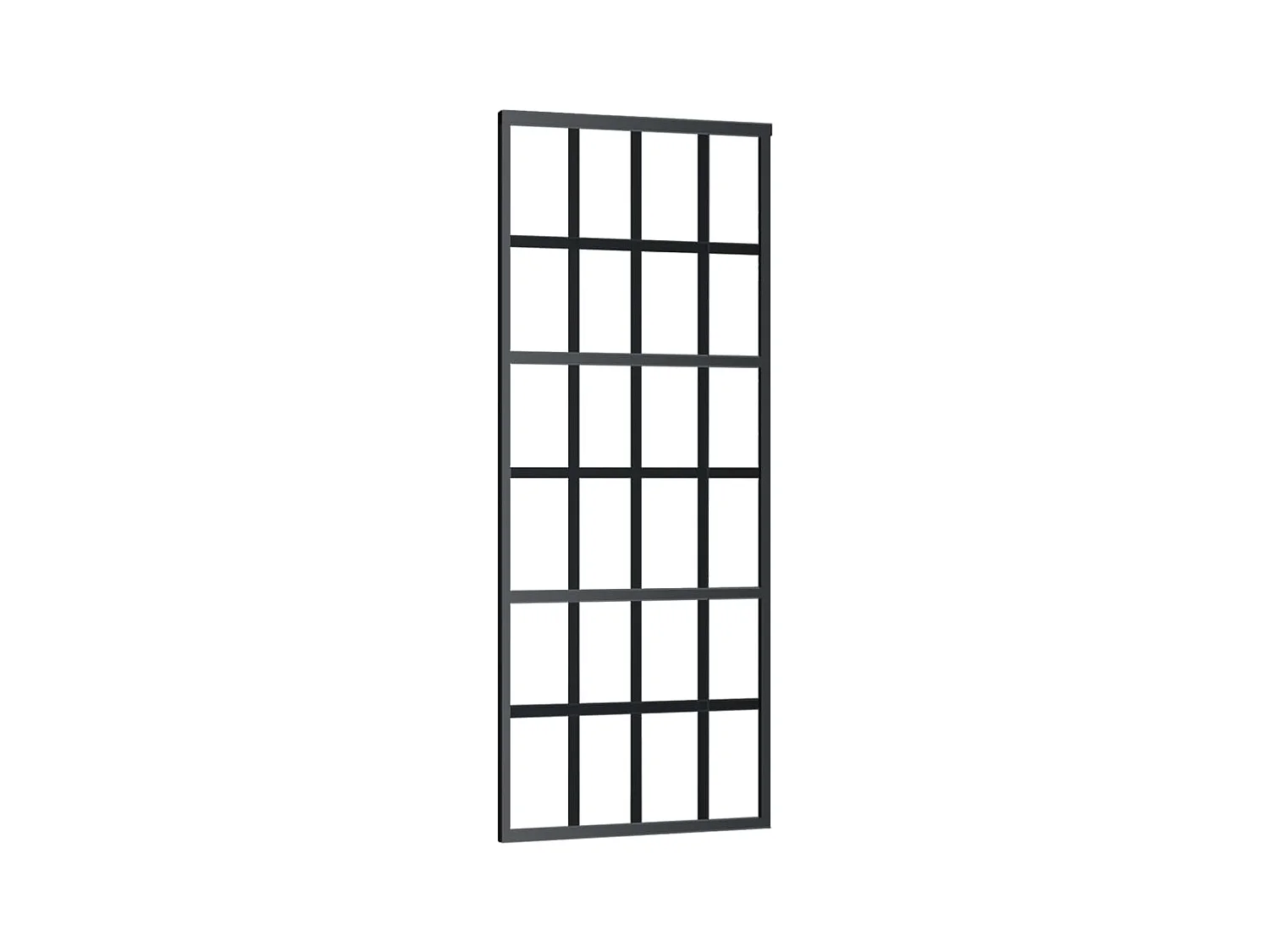 Porte coulissante et quincaillerie Verre ESG/Aluminium 76x205cm FR355862