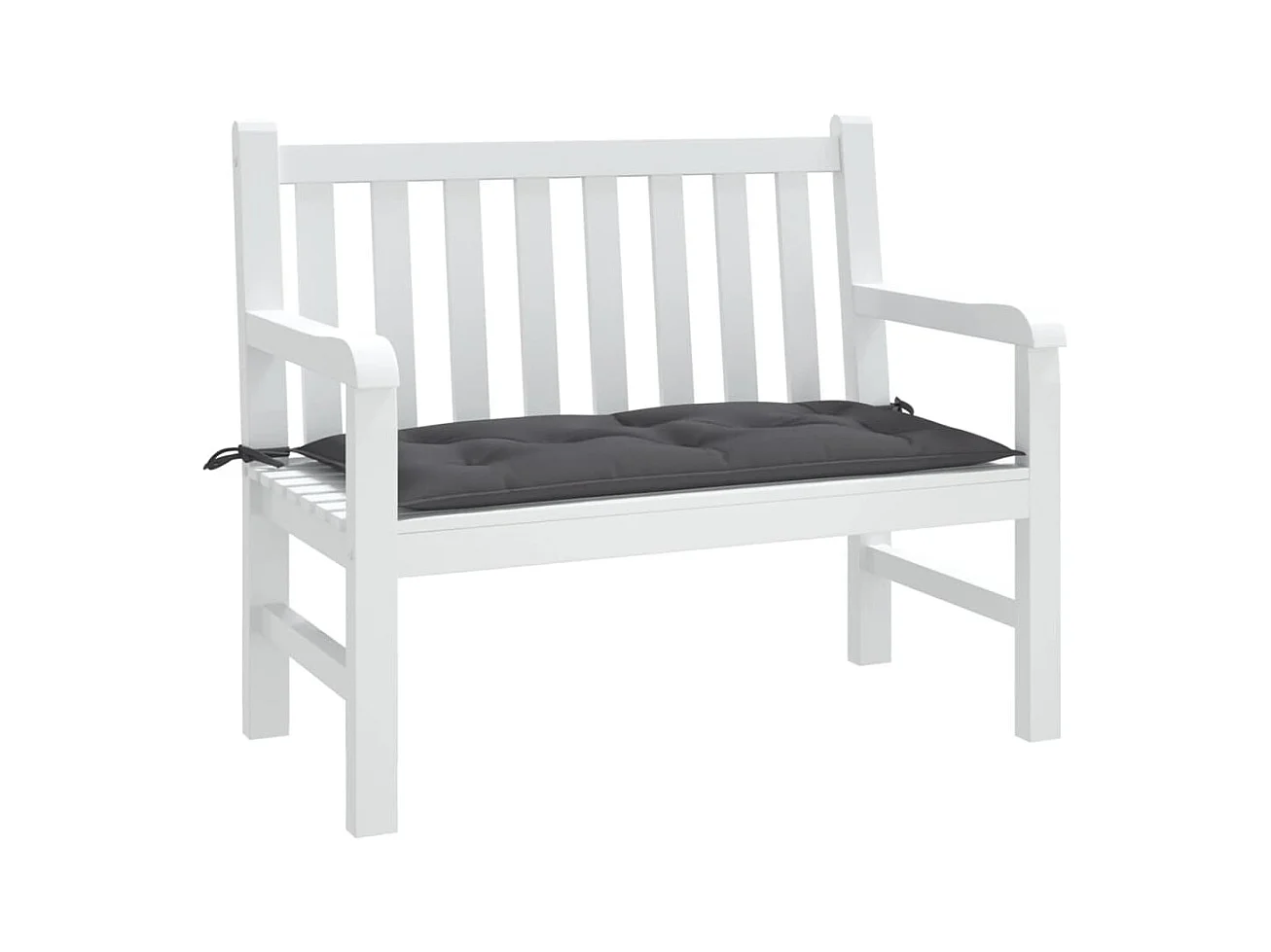Coussin de banc de jardin anthracite 100x50x7 cm tissu oxford FR476227