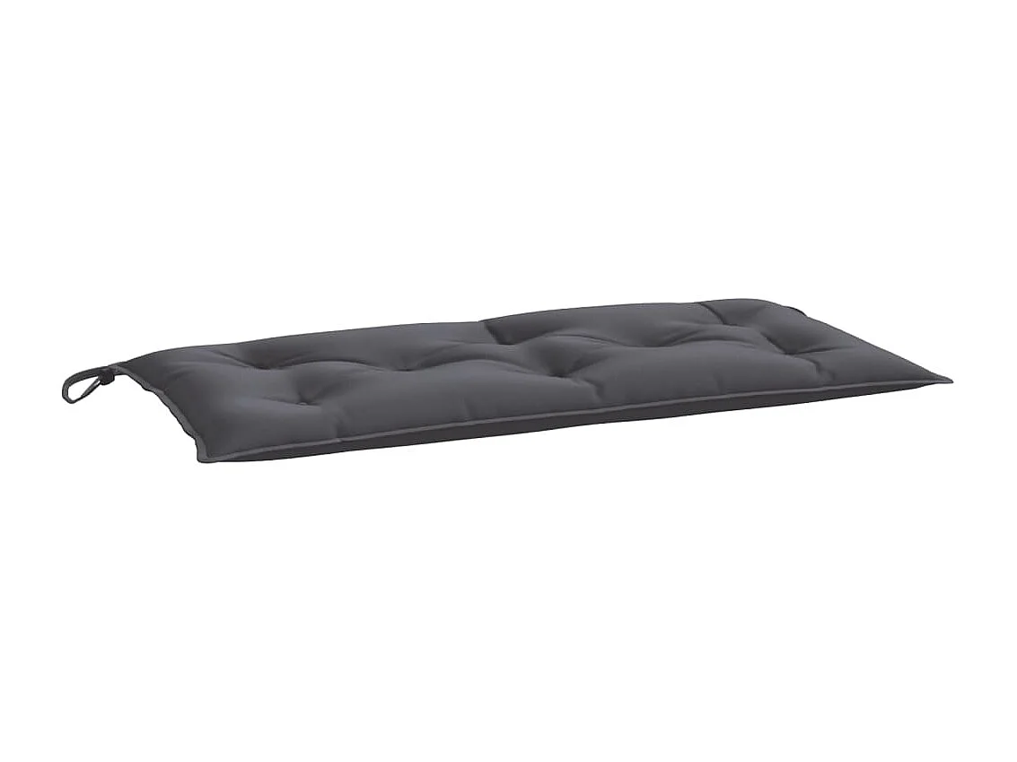 Coussin de banc de jardin anthracite 110x50x7 cm tissu oxford FR245170
