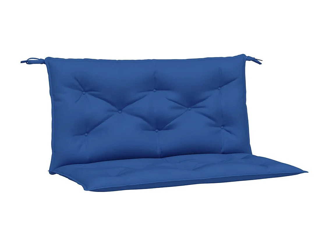 Tuinbankkussens 2 st 100x50x7 cm oxford stof koningsblauw BE662682