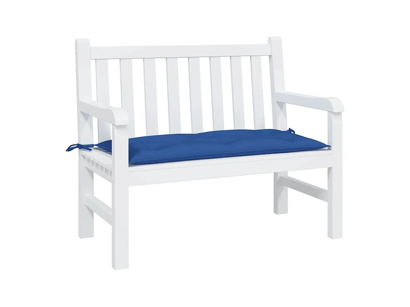 Coussin de banc de jardin bleu 110x50x7 cm tissu oxford FR262878