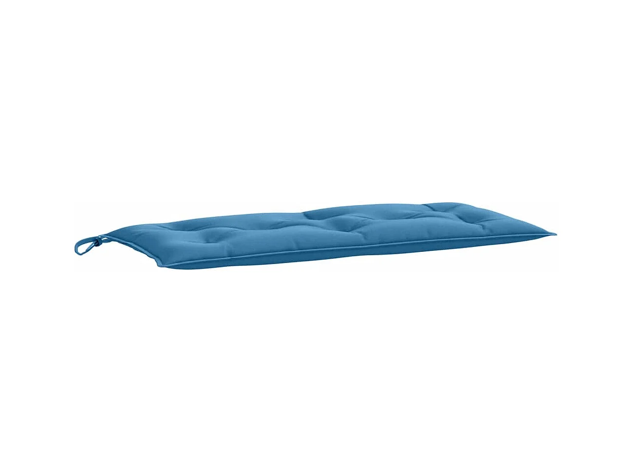 Coussin de banc de jardin bleu mélangé 100x50x7 cm tissu FR559907