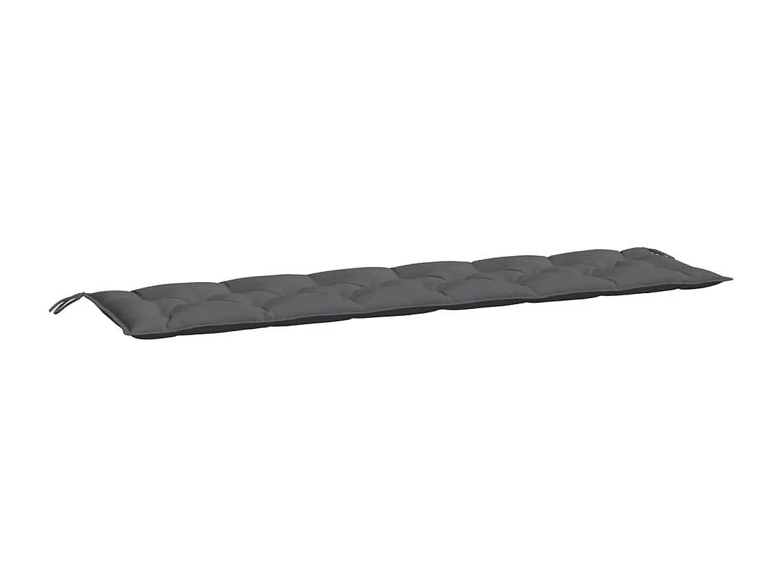 Coussin de banc de jardin anthracite 200x50x7 cm tissu oxford FR974766