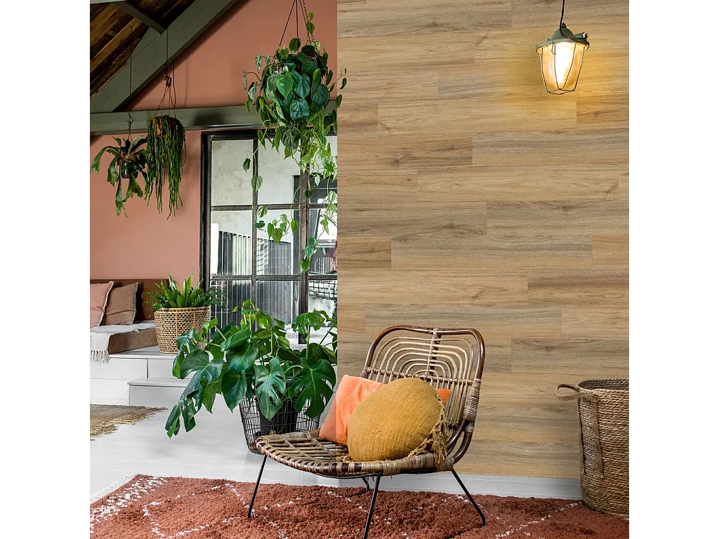 Tuinbankkussen 200x50x7 cm oxford stof lichtblauw BE210941