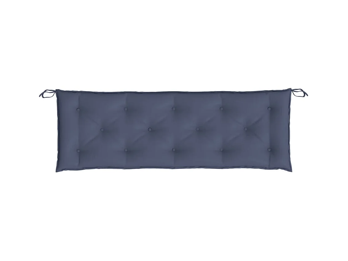 Coussin de banc de jardin bleu marine 150x50x7 cm tissu oxford FR319393