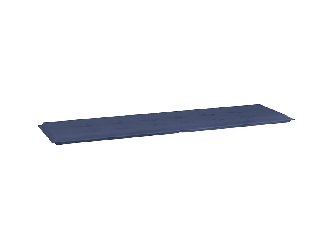 Coussin de banc de jardin bleu marine 180x50x3 cm tissu oxford FR758126