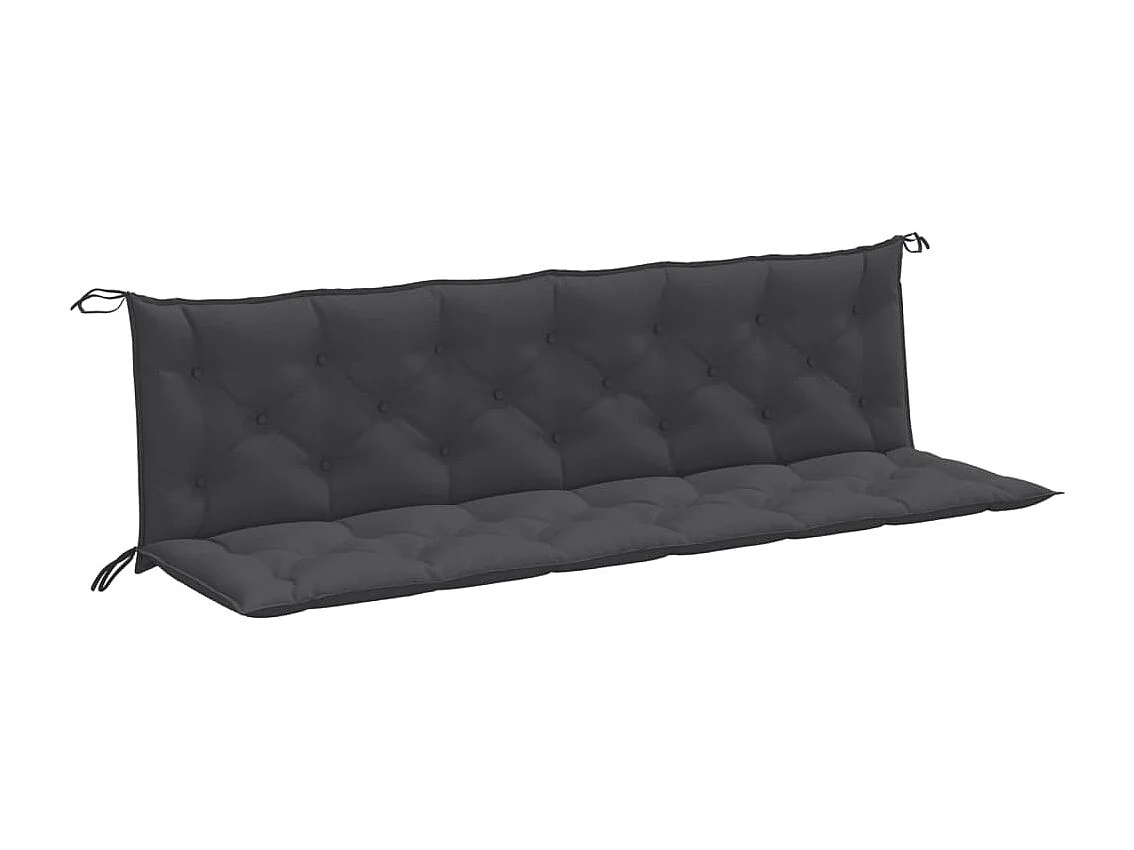 Almofadões p/ banco jardim 2pcs 200x50x7cm mesclado tecido PT894395