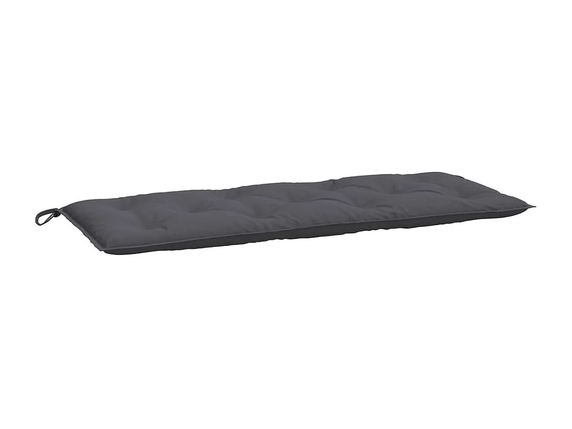 Coussin de banc de jardin anthracite 120x50x7 cm tissu oxford FR919535