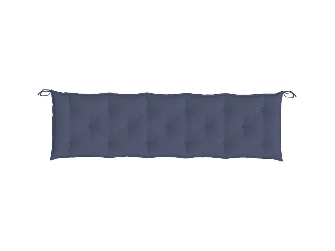Coussin de banc de jardin bleu marine 180x50x7 cm tissu oxford FR412694