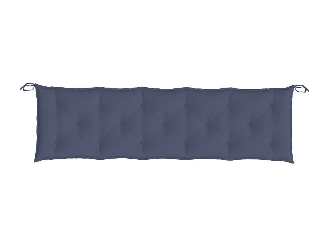 Almofadão p/ banco jardim 180x50x7cm tecido oxford azul-marinho PT105074