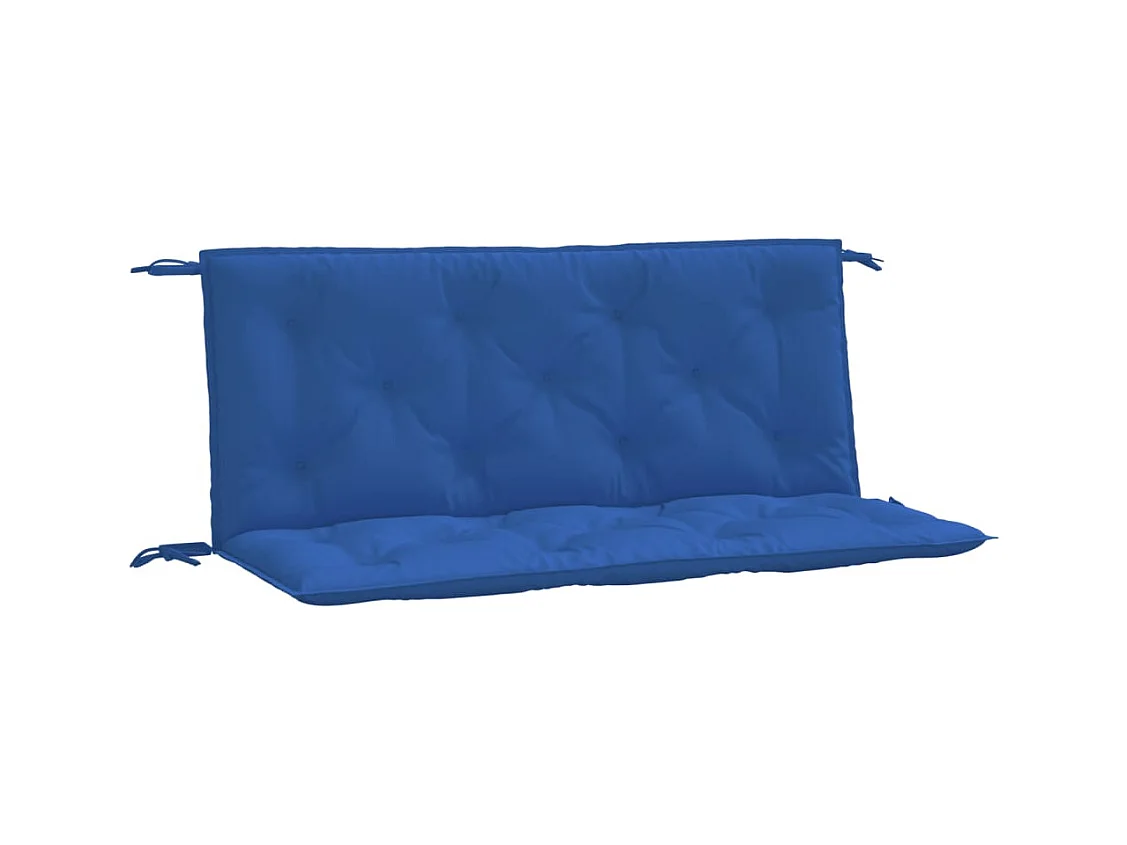 Tuinbankkussens 2 st 120x50x7 cm oxford stof blauw BE437793