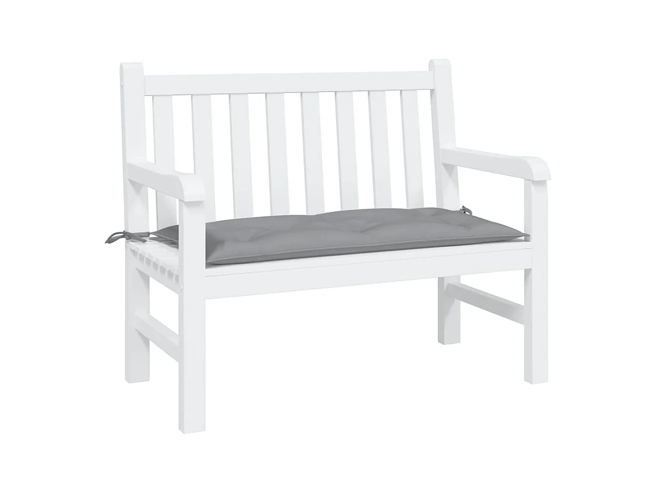 Coussin de banc de jardin gris 100x50x7 cm tissu oxford FR706847