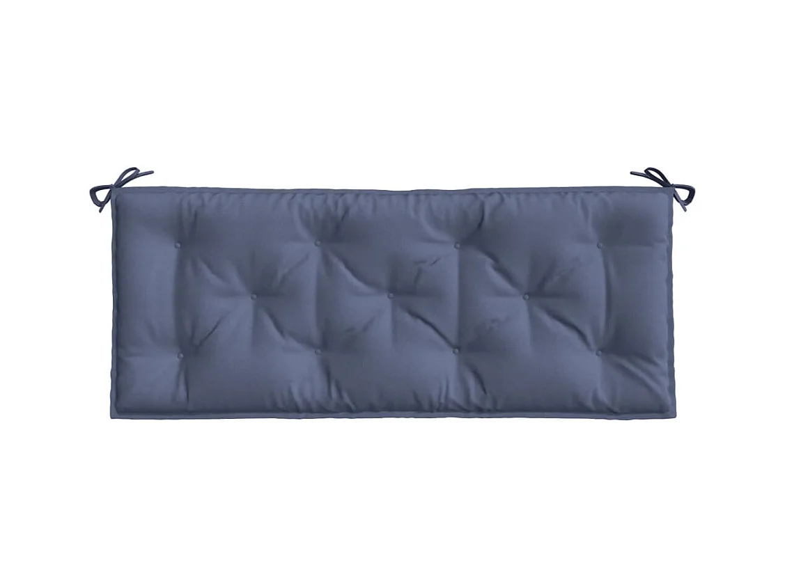 Tuinbankkussen 120x50x7 cm oxford stof marineblauw BE539396