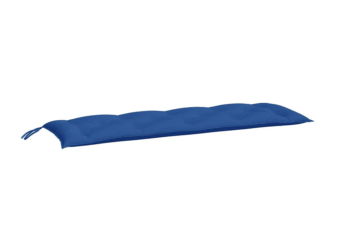 Coussins de banc jardin lot de 2 bleu 150x50x7 cm tissu Oxford FR296240