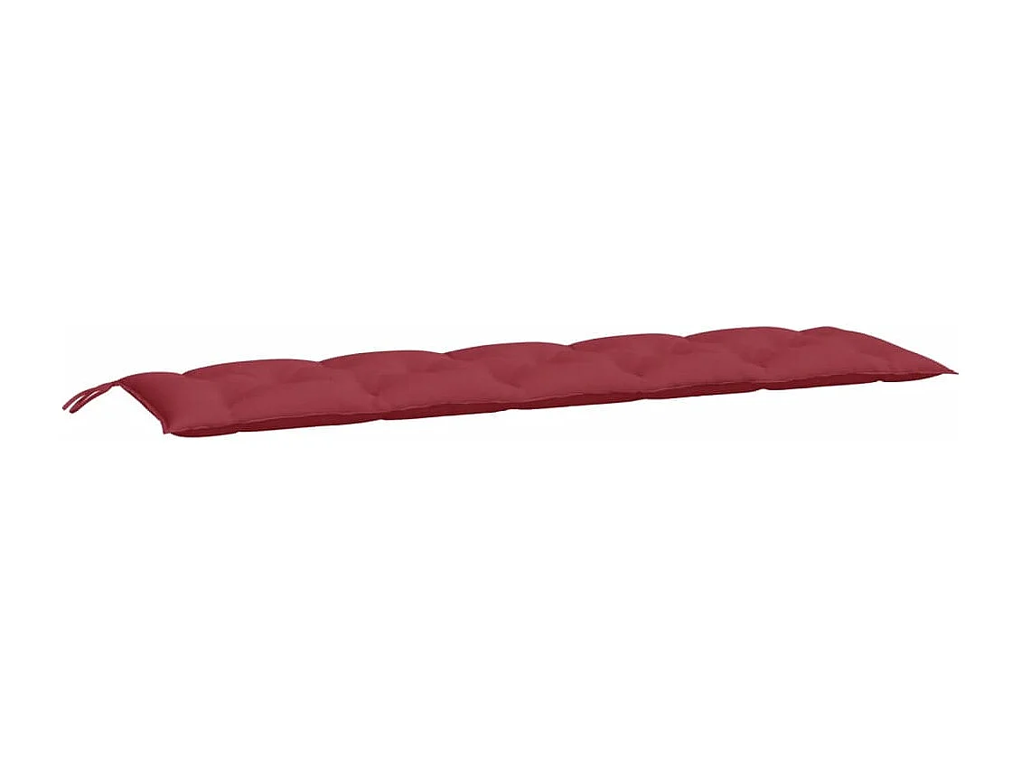 Almofadões banco jardim 2 pcs tecido oxford vermelho tinto PT599665