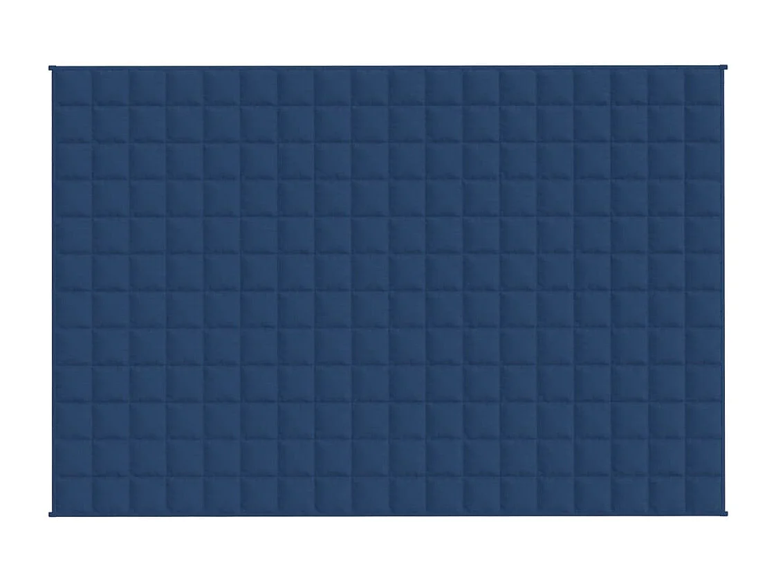 Manta pesada 10 kg 135x200 cm tecido azul PT312061