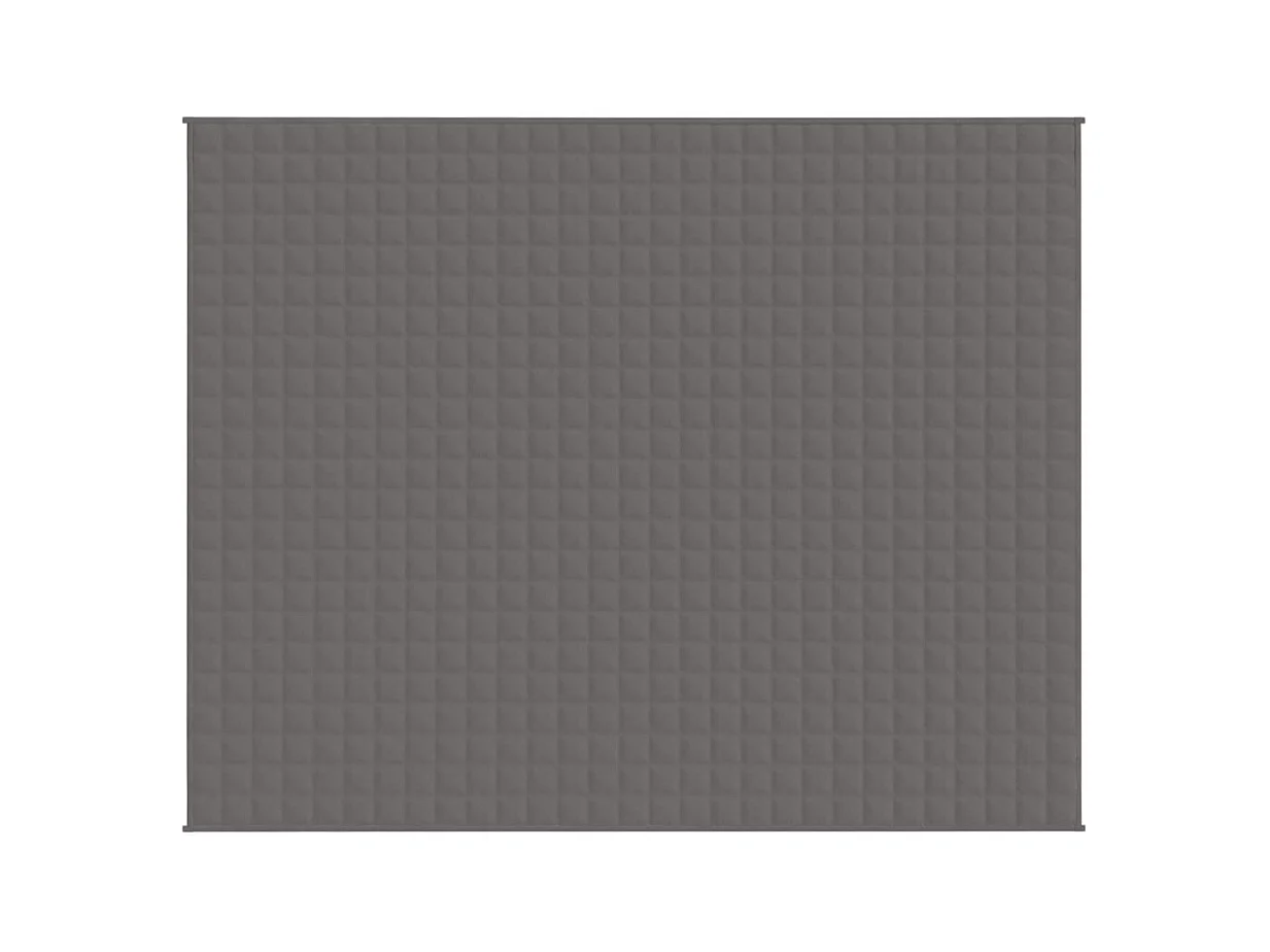 Couverture lestée Gris 235x290 cm 11 kg Tissu FR793646
