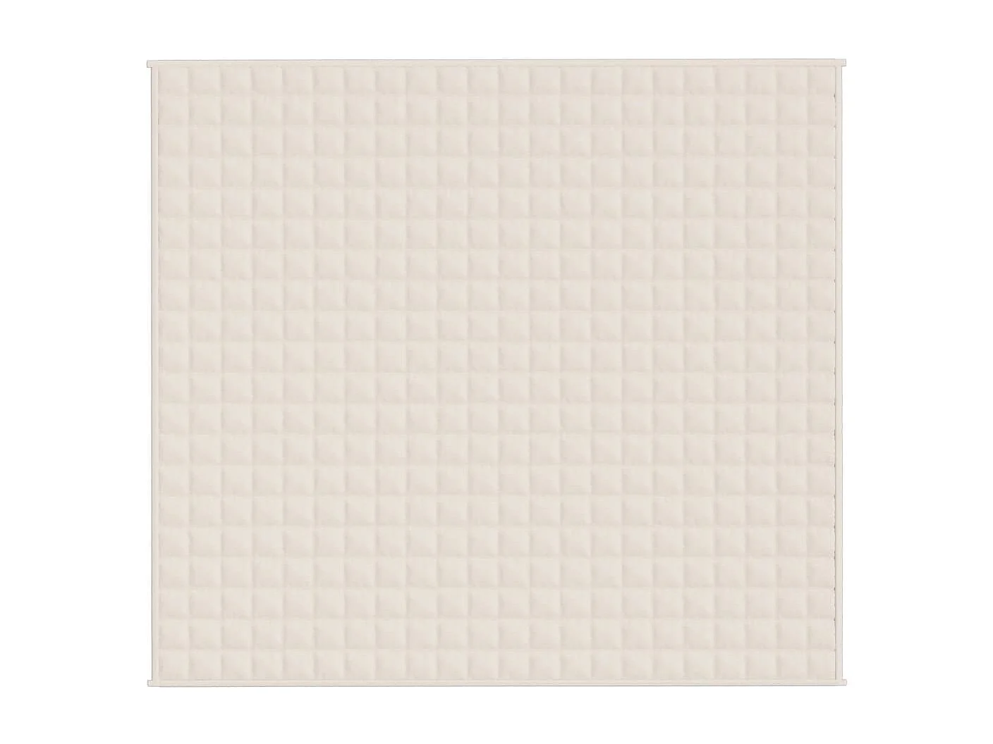 Couverture lestée Crème clair 200x230 cm 9 kg Tissu FR404118