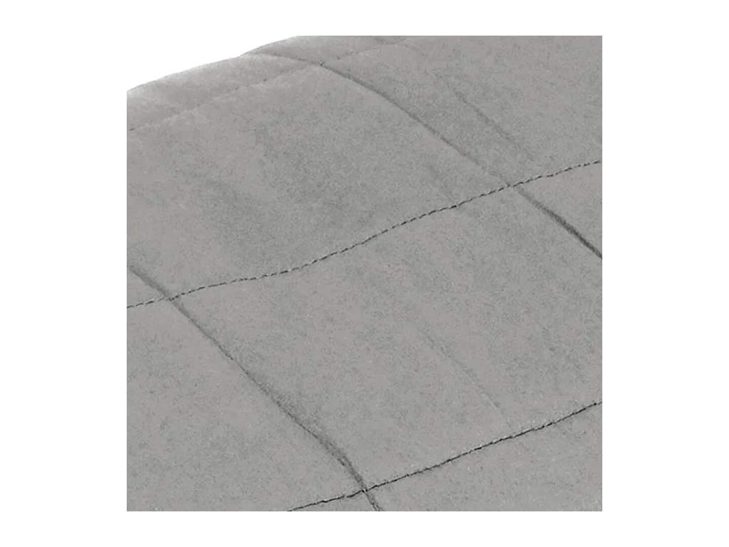 Manta pesada 9 kg 122x183 cm tecido cinza PT999776