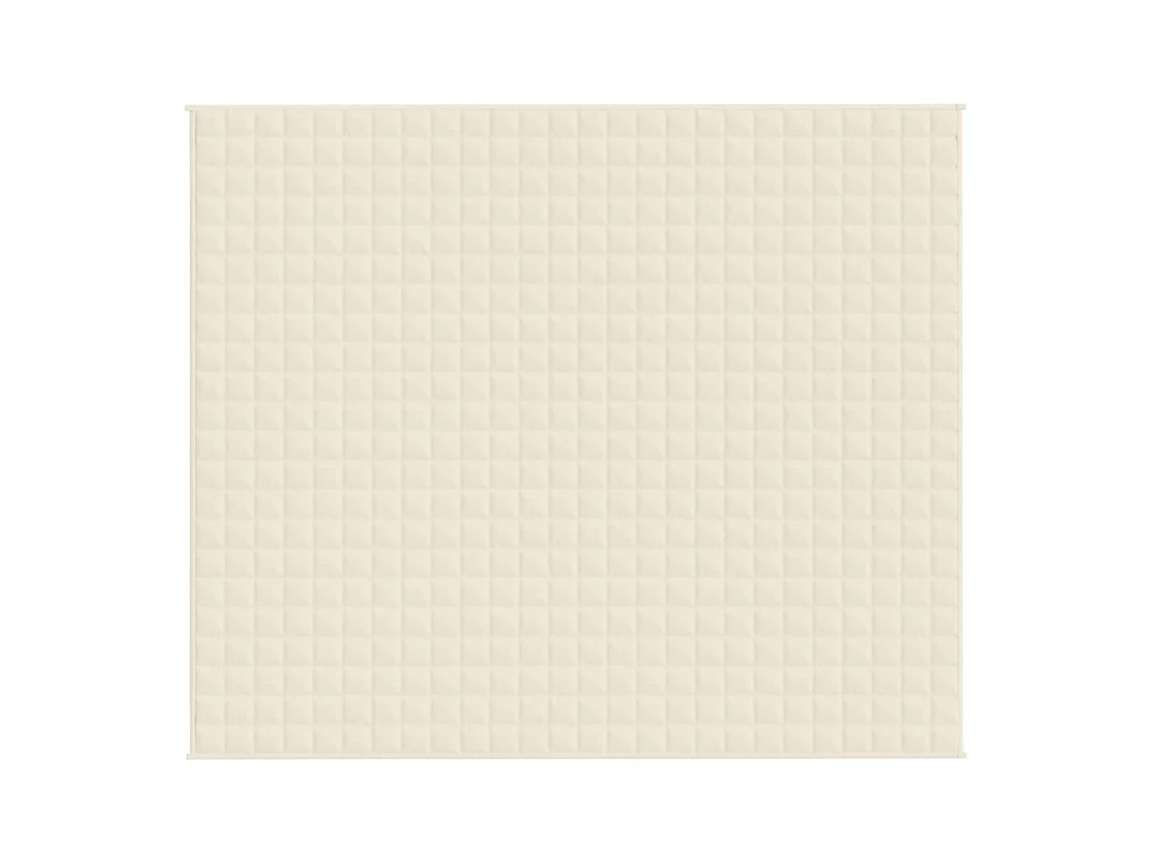 Couverture lestée Crème clair 220x260 cm 11 kg Tissu FR263804
