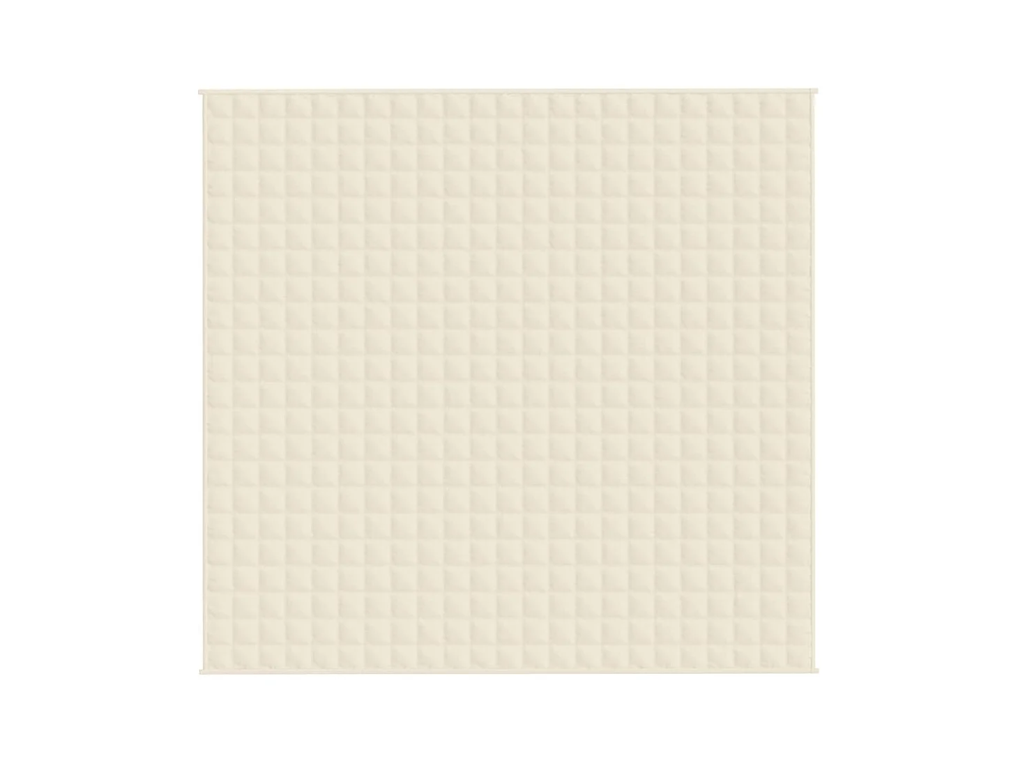 Couverture lestée Crème clair 220x230 cm 15 kg Tissu FR541412