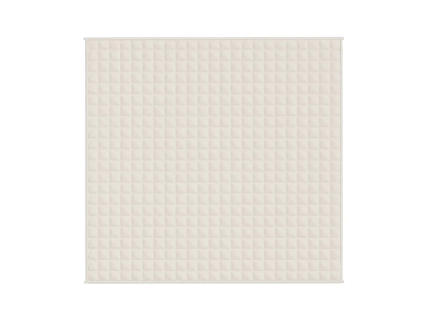 Couverture lestée Crème clair 220x240 cm 15 kg Tissu FR794700