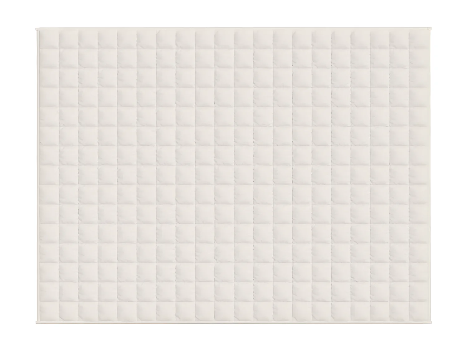 Verzwaringsdeken 152x203 cm 7 kg stof lichtcrèmekleurig BE467522