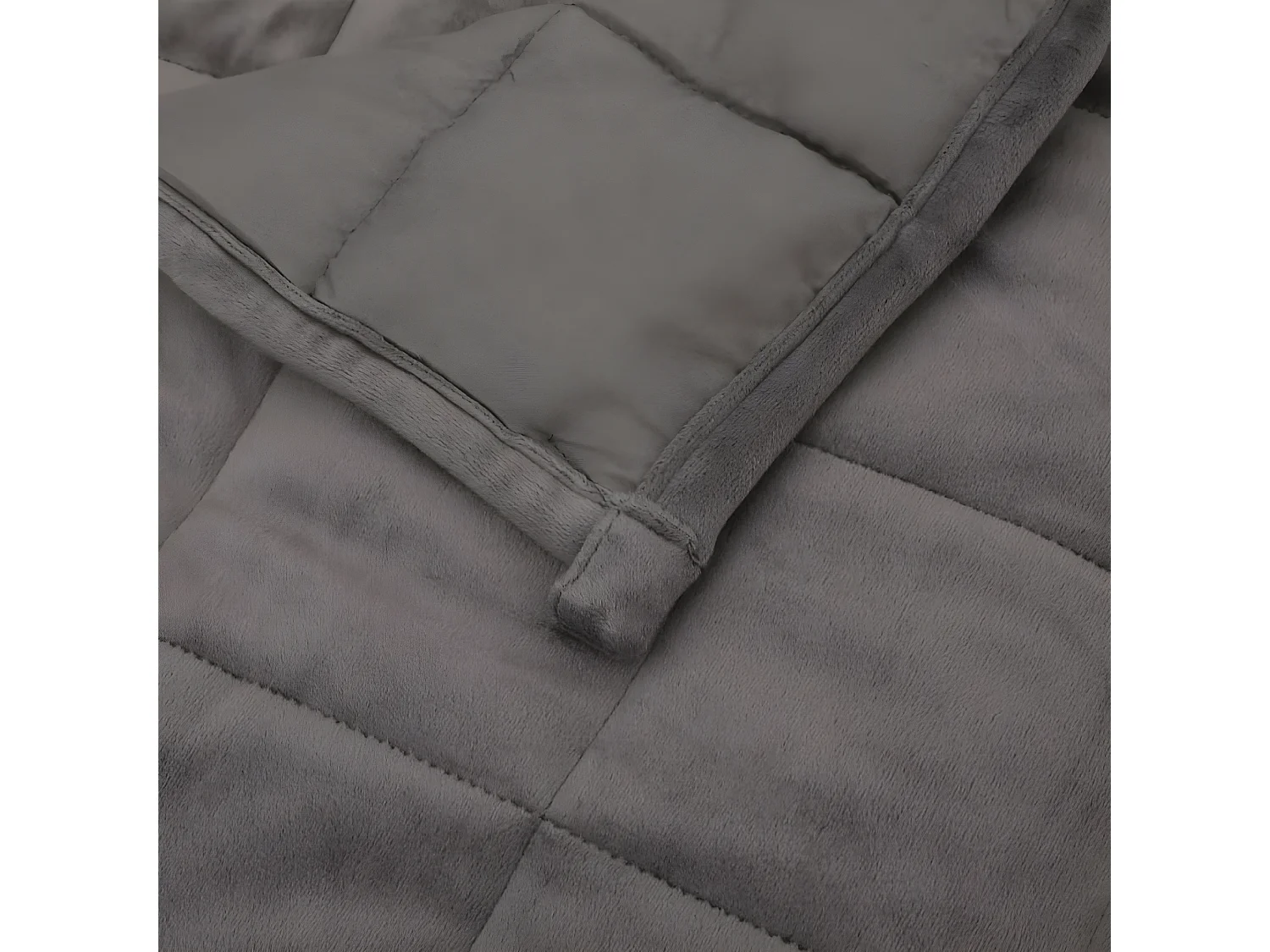 Couverture lestée Gris 155x220 cm 11 kg Tissu FR343080