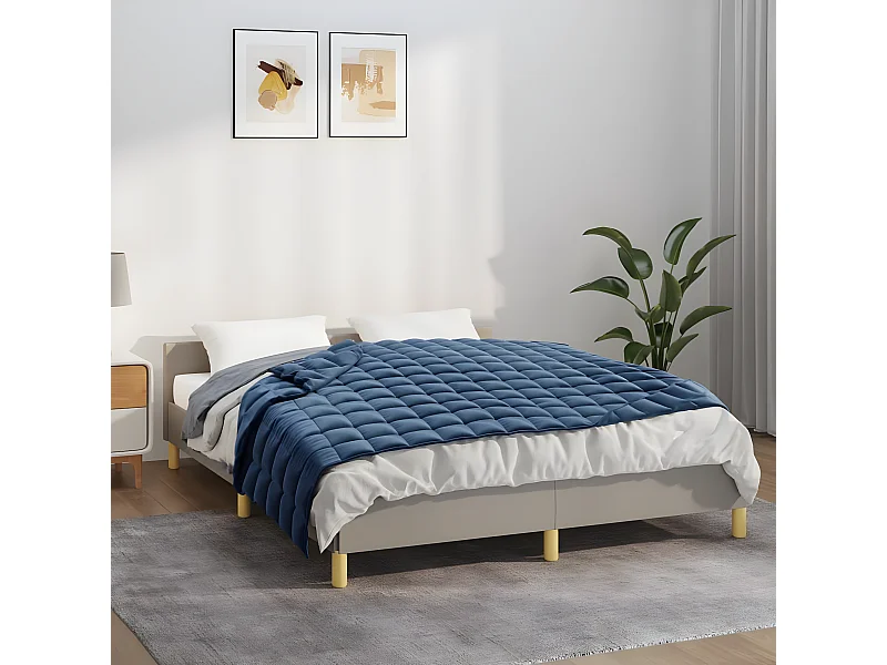 Verzwaringsdeken 137x200 cm 6 kg stof blauw BE448988