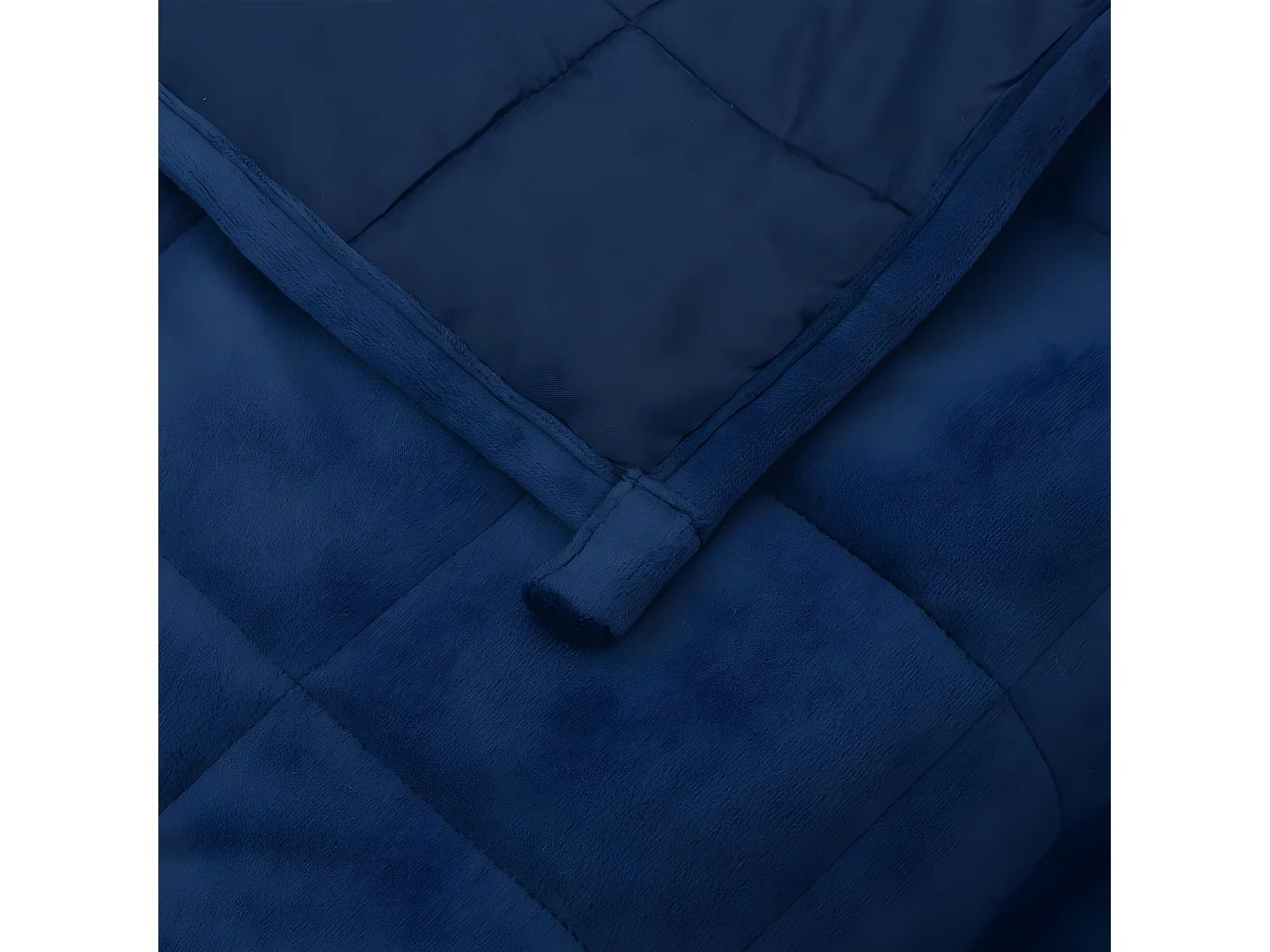 Couverture lestée Bleu 220x230 cm 11 kg Tissu FR611983