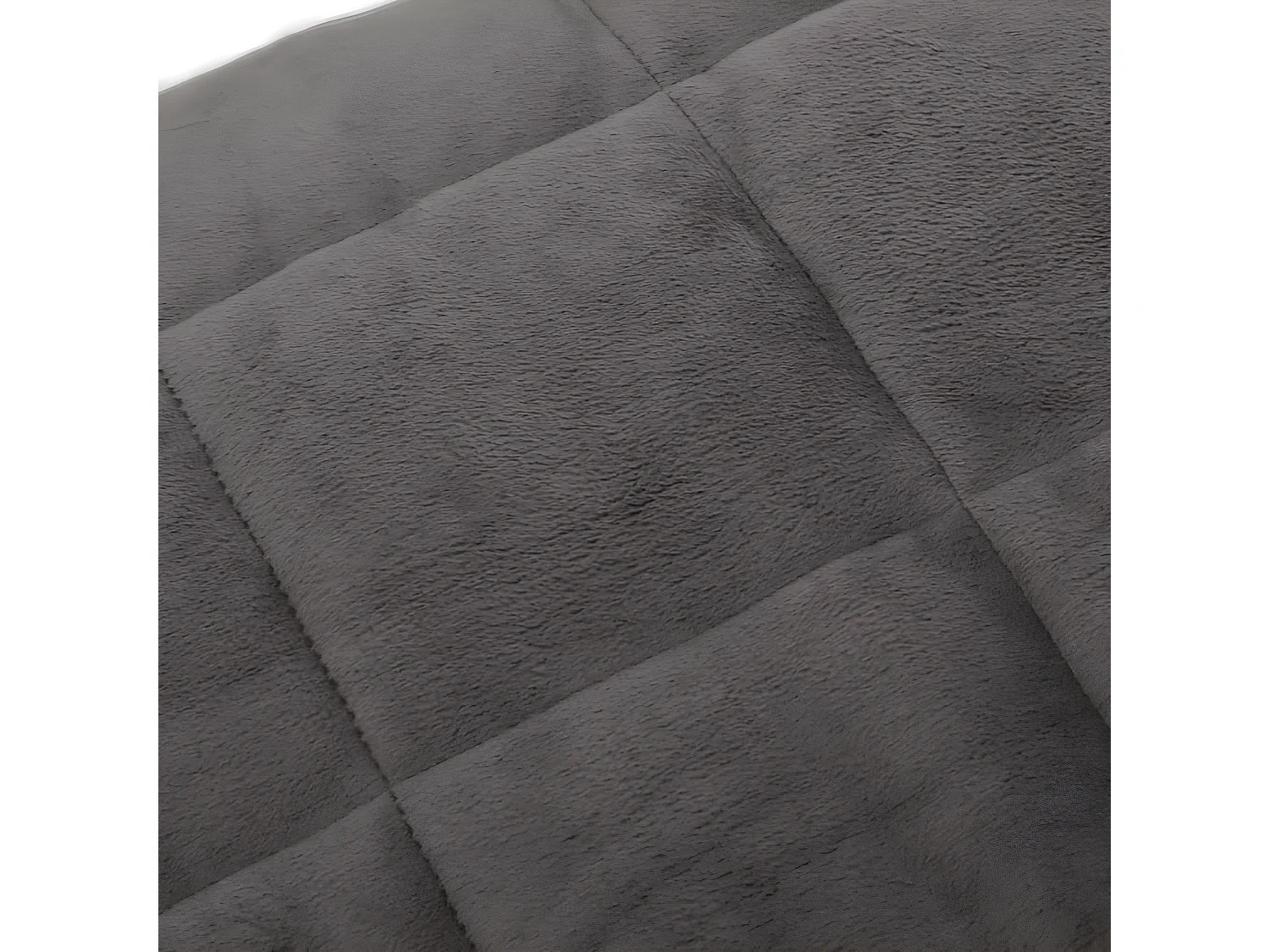 Manta pesada 13 kg 200x230 cm tecido cinzento PT735465