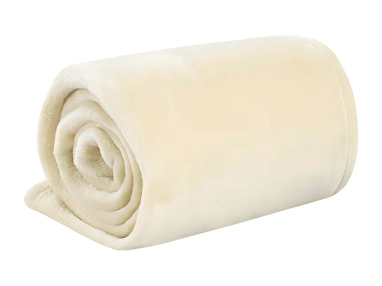 Couverture crème 130x170 cm polyester FR794751