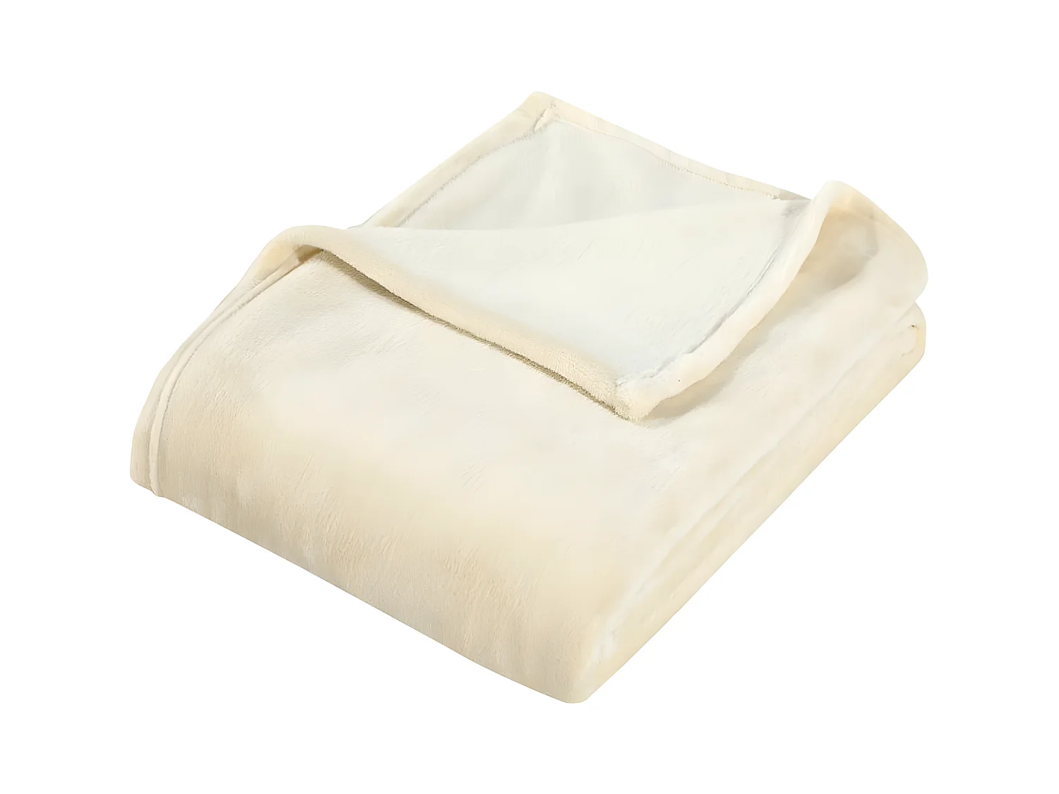 Couverture crème 130x170 cm polyester FR794751