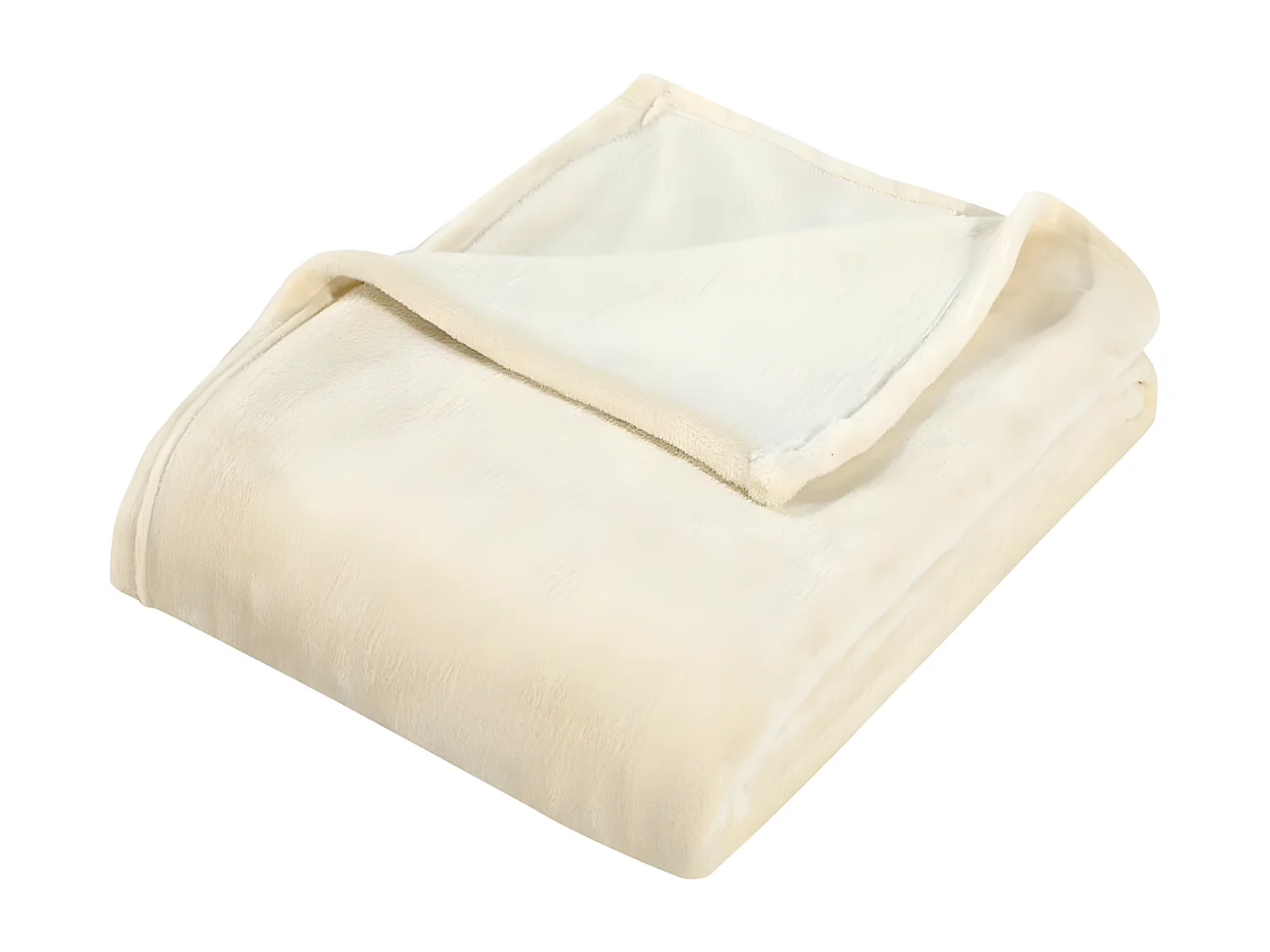 Couverture crème 130x170 cm polyester FR794751