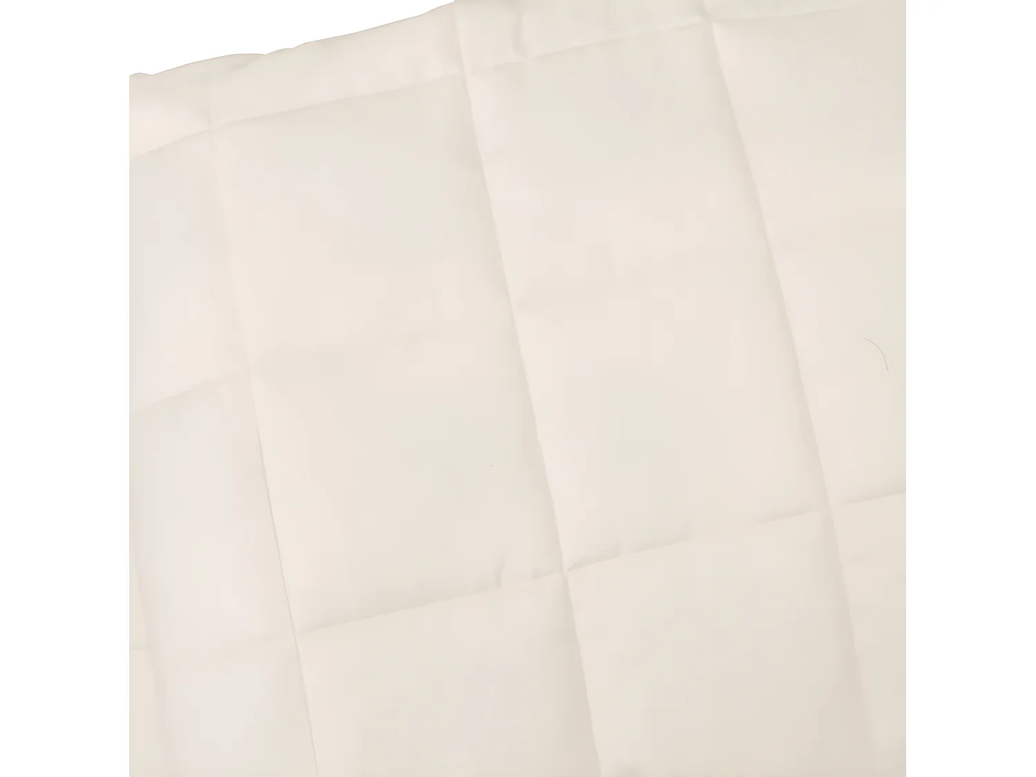 Couverture lestée Crème clair 200x220 cm 13 kg Tissu FR590973