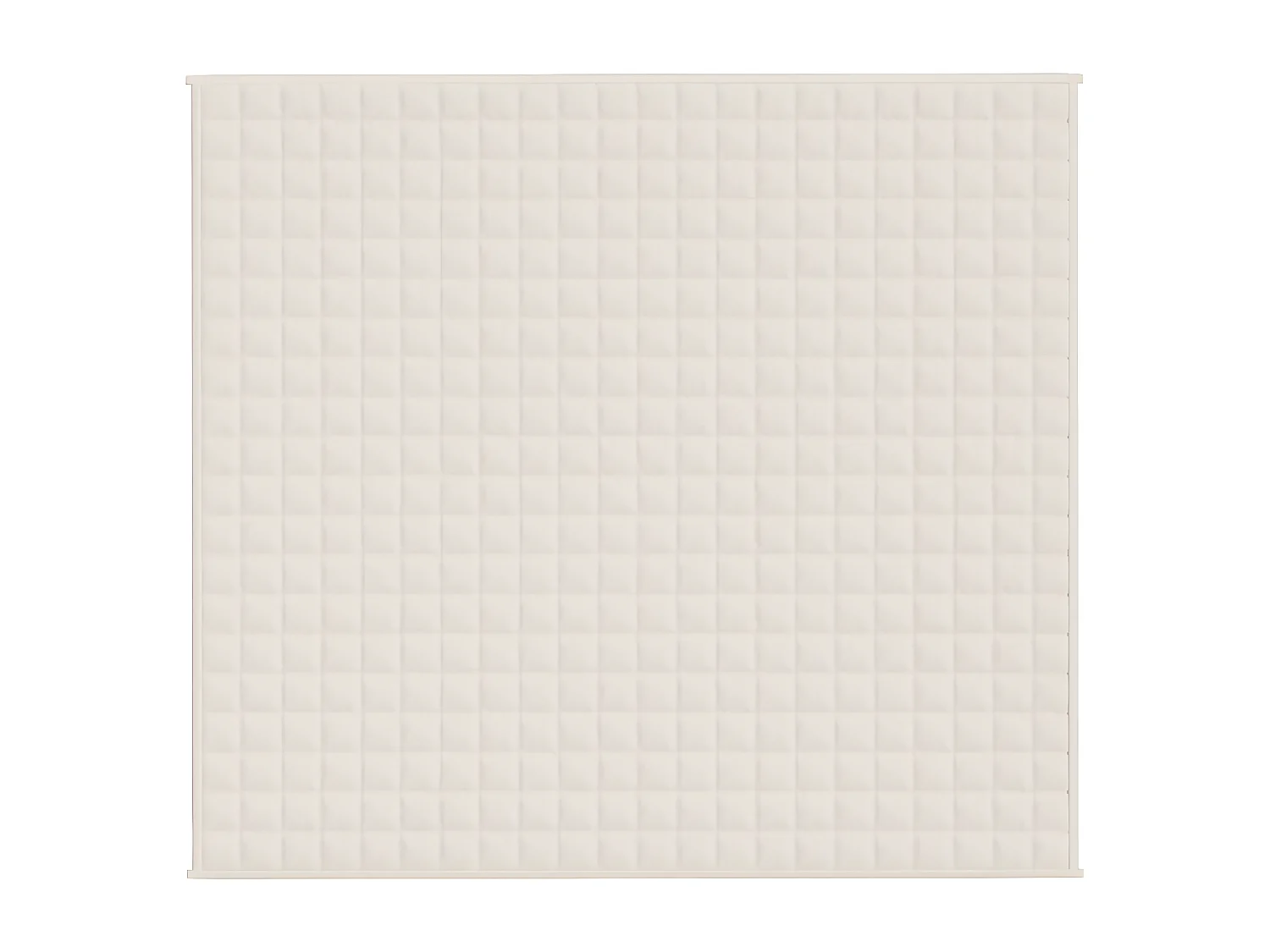 Couverture lestée Crème clair 200x220 cm 13 kg Tissu FR590973