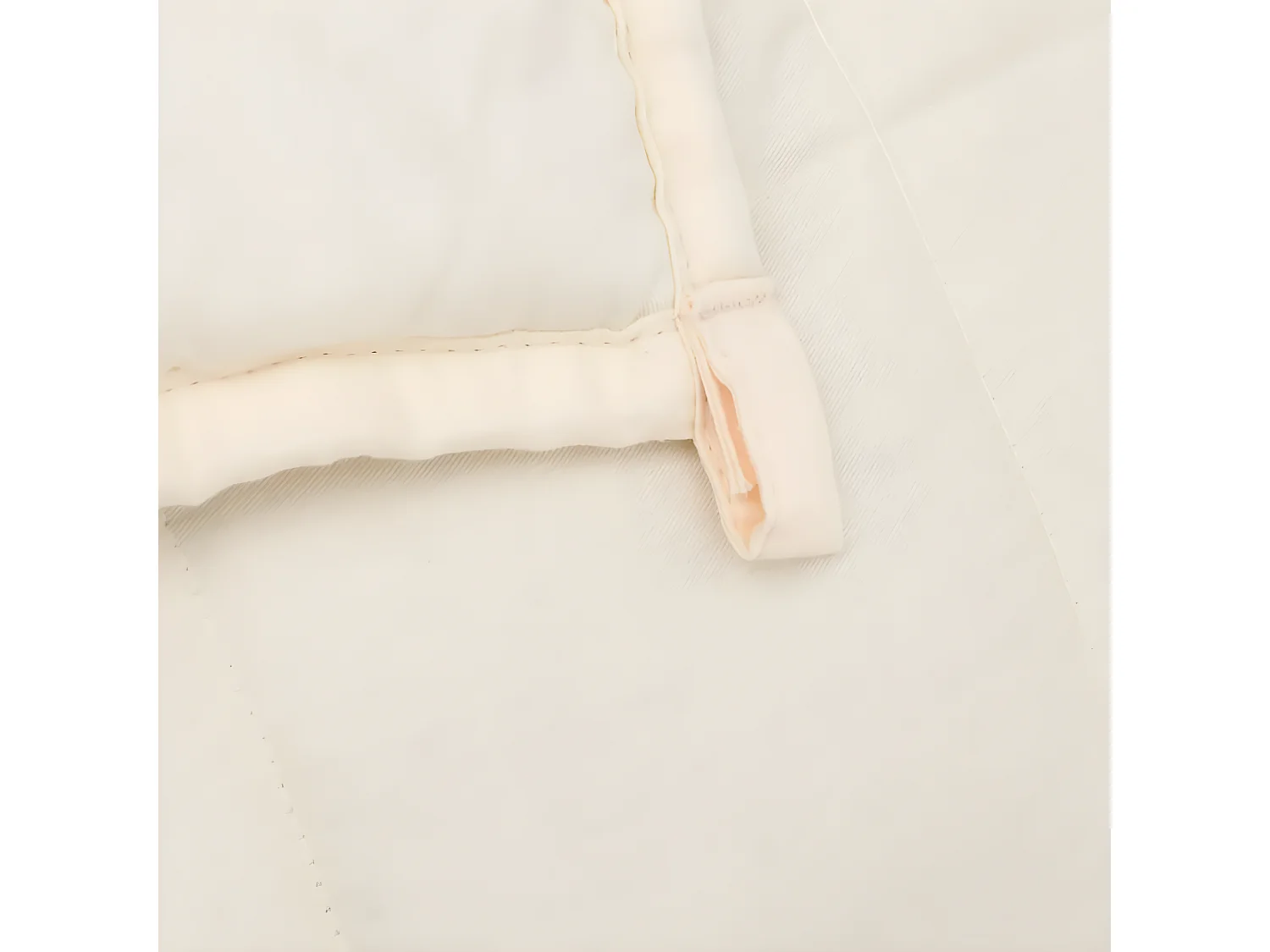 Couverture lestée Crème clair 200x220 cm 13 kg Tissu FR590973