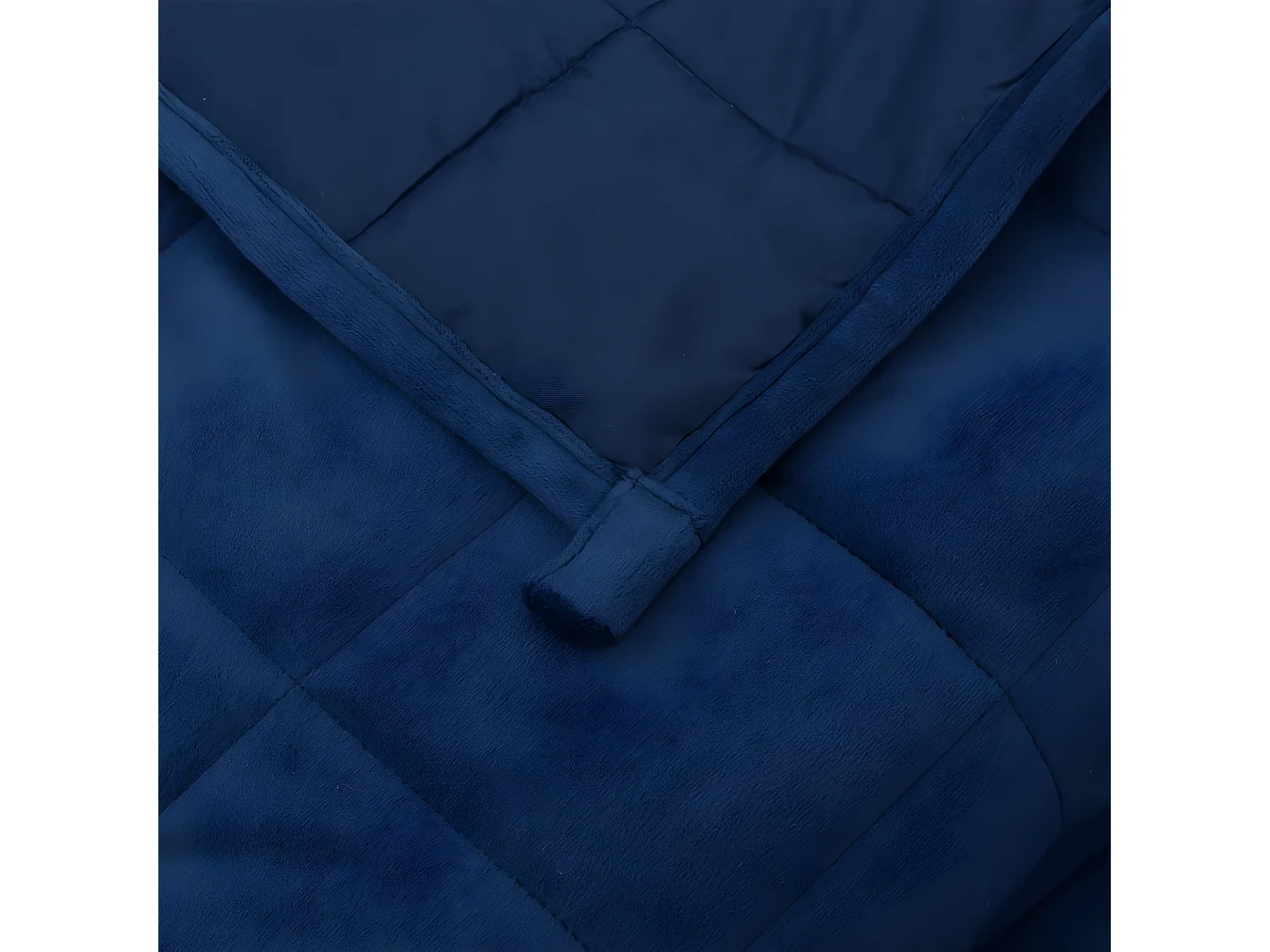 Couverture lestée Bleu 120x180 cm 9 kg Tissu FR173328