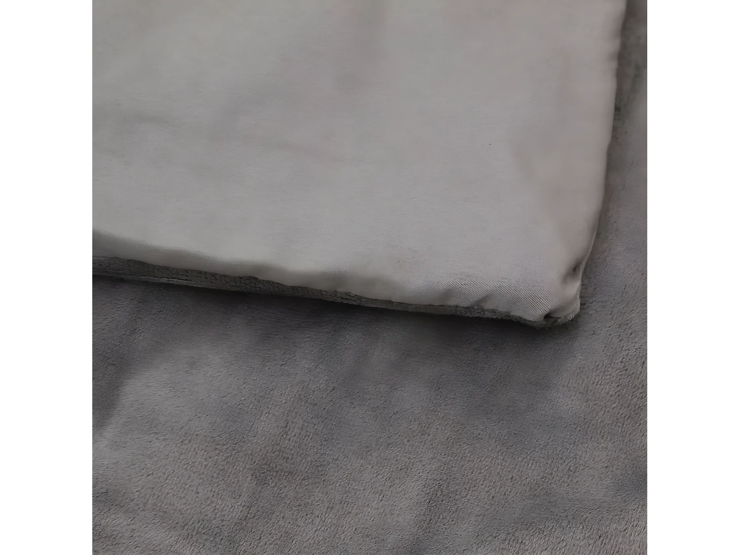 Couverture lestée avec housse Gris 200x225 cm 9 kg Tissu FR254861