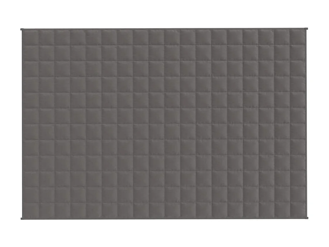 Manta pesada 9 kg 122x183 cm tecido cinza PT321776