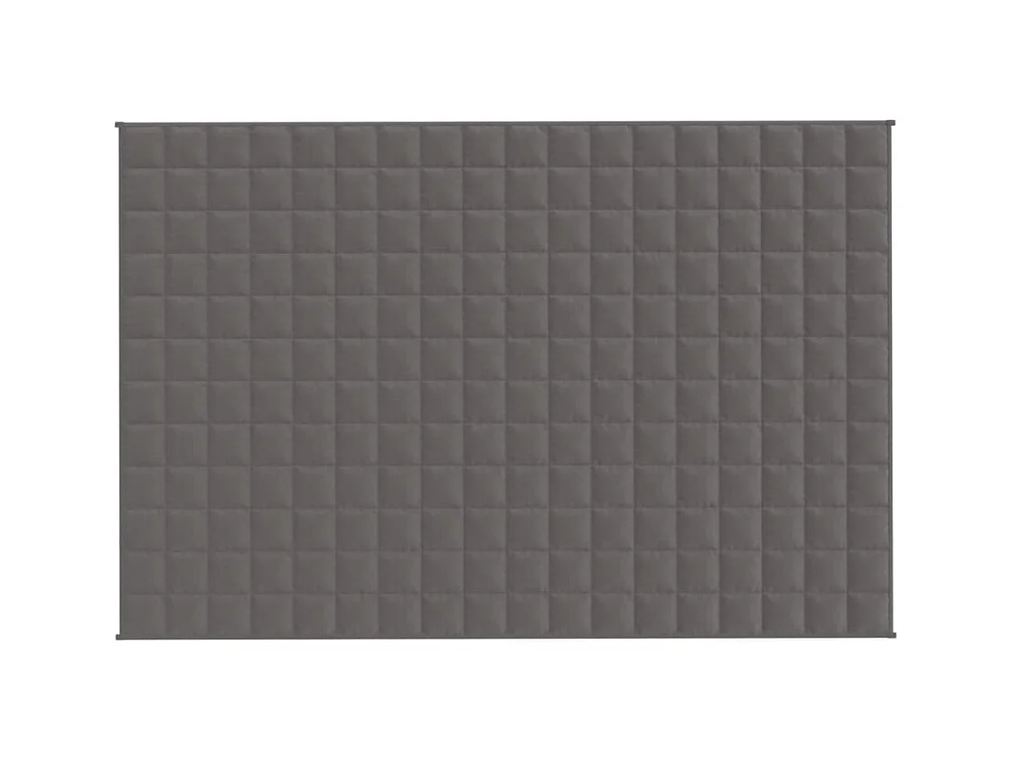 Couverture lestée Gris 122x183 cm 9 kg Tissu FR326083